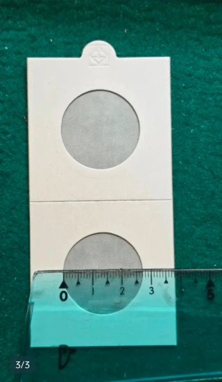 100 cartones Leuchtturm adhesivos moneda 2 euros