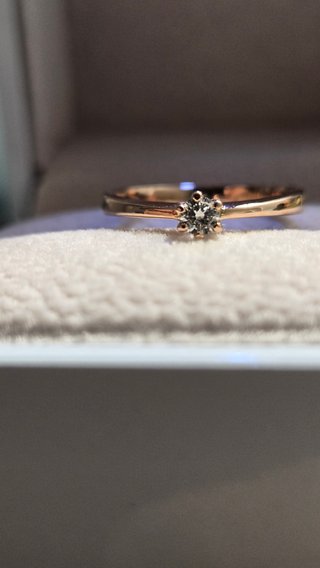 Anillo Oro 18k Diamante