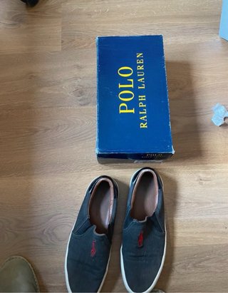 Zapatillas/alpargata Ralph Lauren Negra Talla 42.5