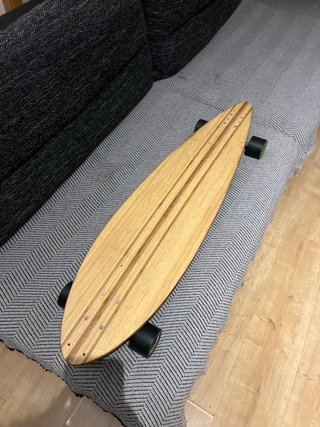 Longboard Oxelo Madera Bambú