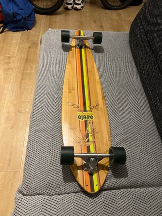 Longboard Oxelo Madera Bambú