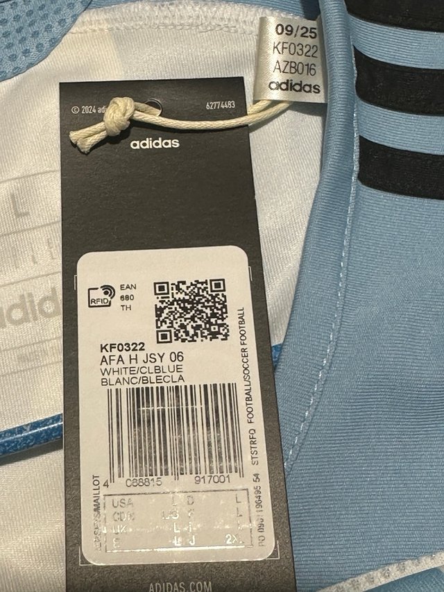 Camiseta Adidas Argentina Talla L