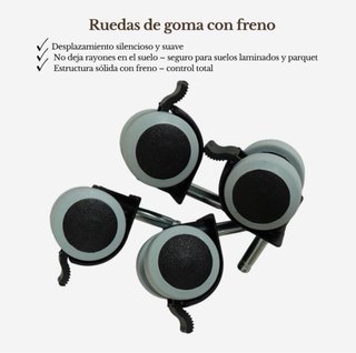 Moisés / Minicuna de madera con ruedas