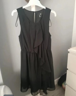 Vestido negro H&M