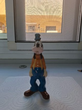 Figura Goofy Walt Disney World EEUU, vintage Japón