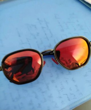 Gafas Sol KINGSEVEN Cristal Naranja Diseño+ Estuch