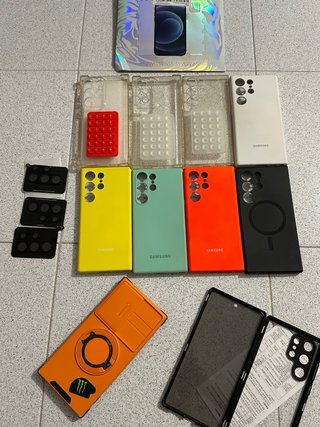 10 Fundas Samsung S23 Ultra Vidrio hidrogel