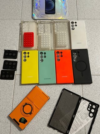 10 Fundas Samsung S23 Ultra Vidrio hidrogel