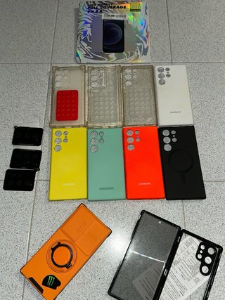 10 Fundas Samsung S23 Ultra Vidrio hidrogel