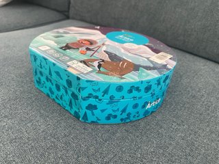 Puzzle infantil Ártico 100 piezas con purpurina