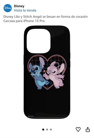 Custodia iPhone 13 Pro Lilo & Stitch Cuore