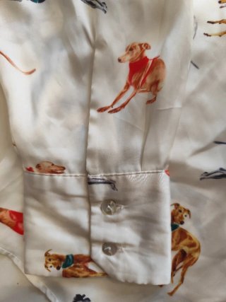 Blusa Zara Estampada Perros Multicolor