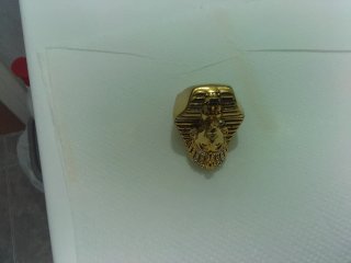 Anillo Faraón Dorado Nuevo