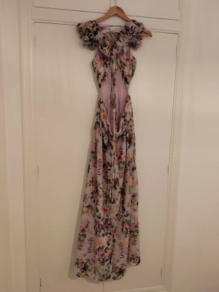 Vestido largo floral verano