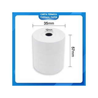 HCT STYLE Rollos papel térmico 57mm calidad
