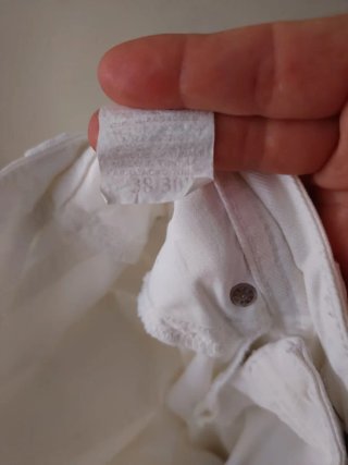 Pantalones vaqueros blancos mujer