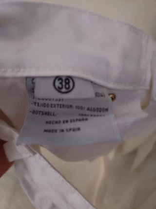 Pantalones blancos mujer