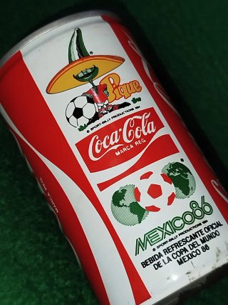 Lata Coca-Cola Mundial 86 México