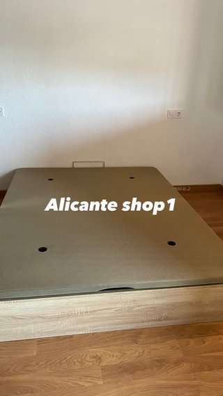 Base de cama canapé tapizado