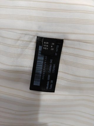 Americana Lino Massimo Dutti Talla 38 Blanca