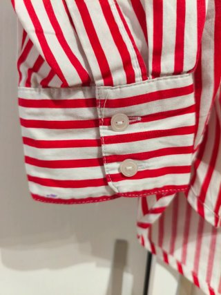 Camisa H&M rayas rojas y blancas talla 2XL