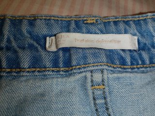 Falda Jeans Zara Talla XS Rota