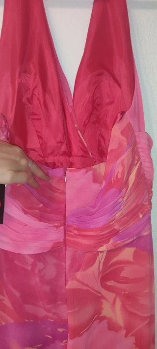 Vestido largo estampado floral. El Corte Inglés