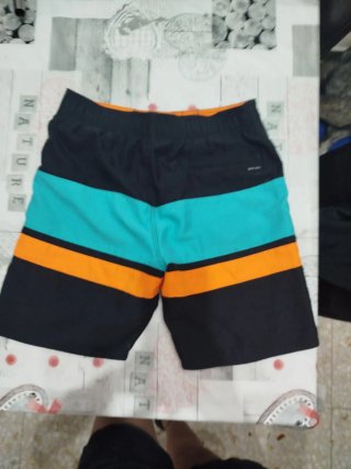 Bañador Rip Curl Negro Naranja Turquesa