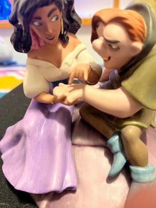 Figura Esmeralda y Quasimodo Disney WDCC