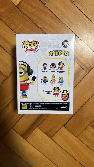 Funko Pop Minions Stuart Roller Skating 902