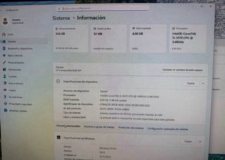 HP 8300 i5 SSD 240GB W11