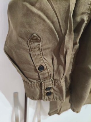 Camisa H&M verde militar talla XXXL