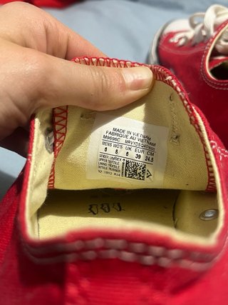 Zapatillas Converse Rojas Talla 39