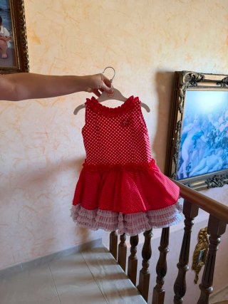 Vestido de gitana niña lunares