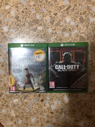 Assasin's Creed Odyssey y Call of Duty Black Ops
