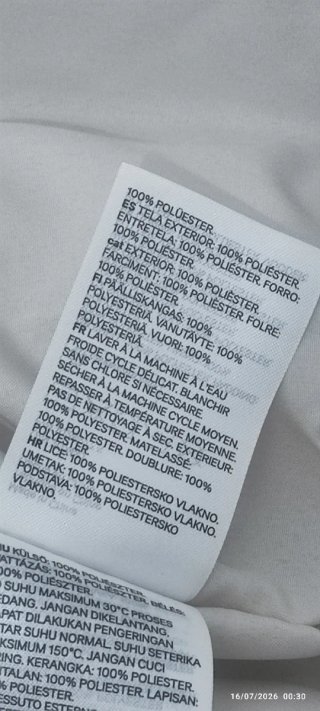 Chaleco H&M beige y negro