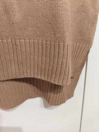 Chaleco de punto marrón talla XL