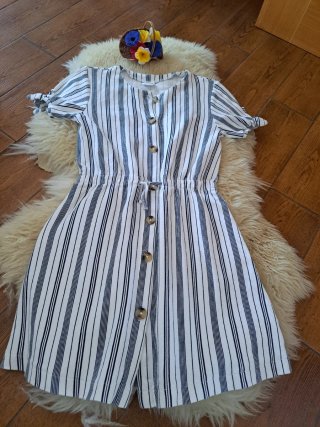 Vestido Zara niña rayas