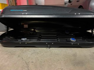 Cofre coche Beamude 4100 utilizado en 4 viajes.