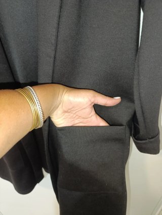Chaqueta americana negra