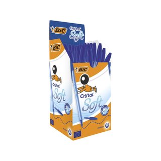 BIC Cristal Soft penne a sfera punta media