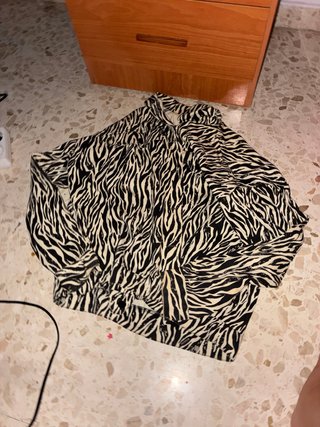 Chaqueta estampado cebra