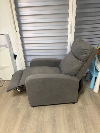 Sillón relax reclinable gris