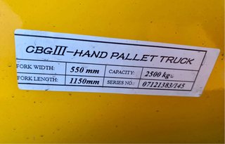 Traspaleta Manual AYERBE 2.500 kg