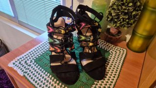 Sandalias Bershka Tiras Multicolor