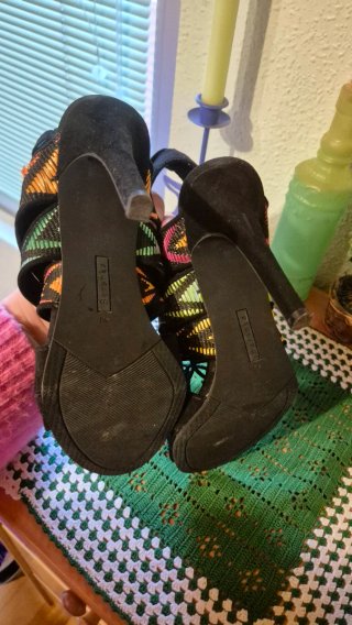 Sandalias Bershka Tiras Multicolor