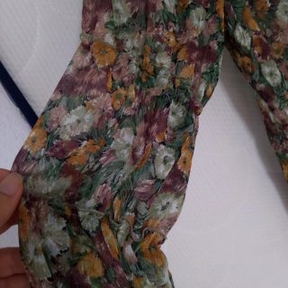 Blusa verde floral