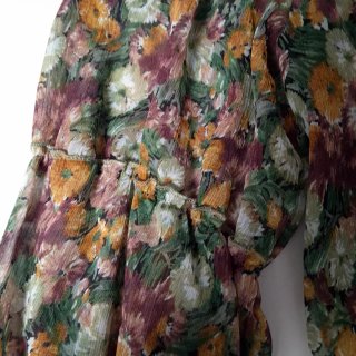 Blusa verde floral