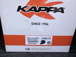 Casco Moto Kappa KV51 Negro Mate ECE 22.06 talla M