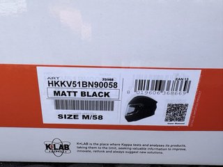 Casco Moto Kappa KV51 Negro Mate ECE 22.06 talla M